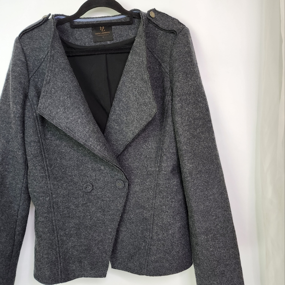 David Lawrence Size 12 light grey 85% wool blazer - Picture 2 of 12
